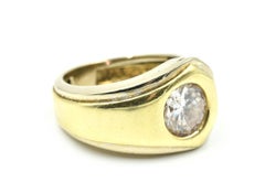 “Jose Hess” 2.40 Carat Round Brilliant Diamond Solitaire Gents Ring