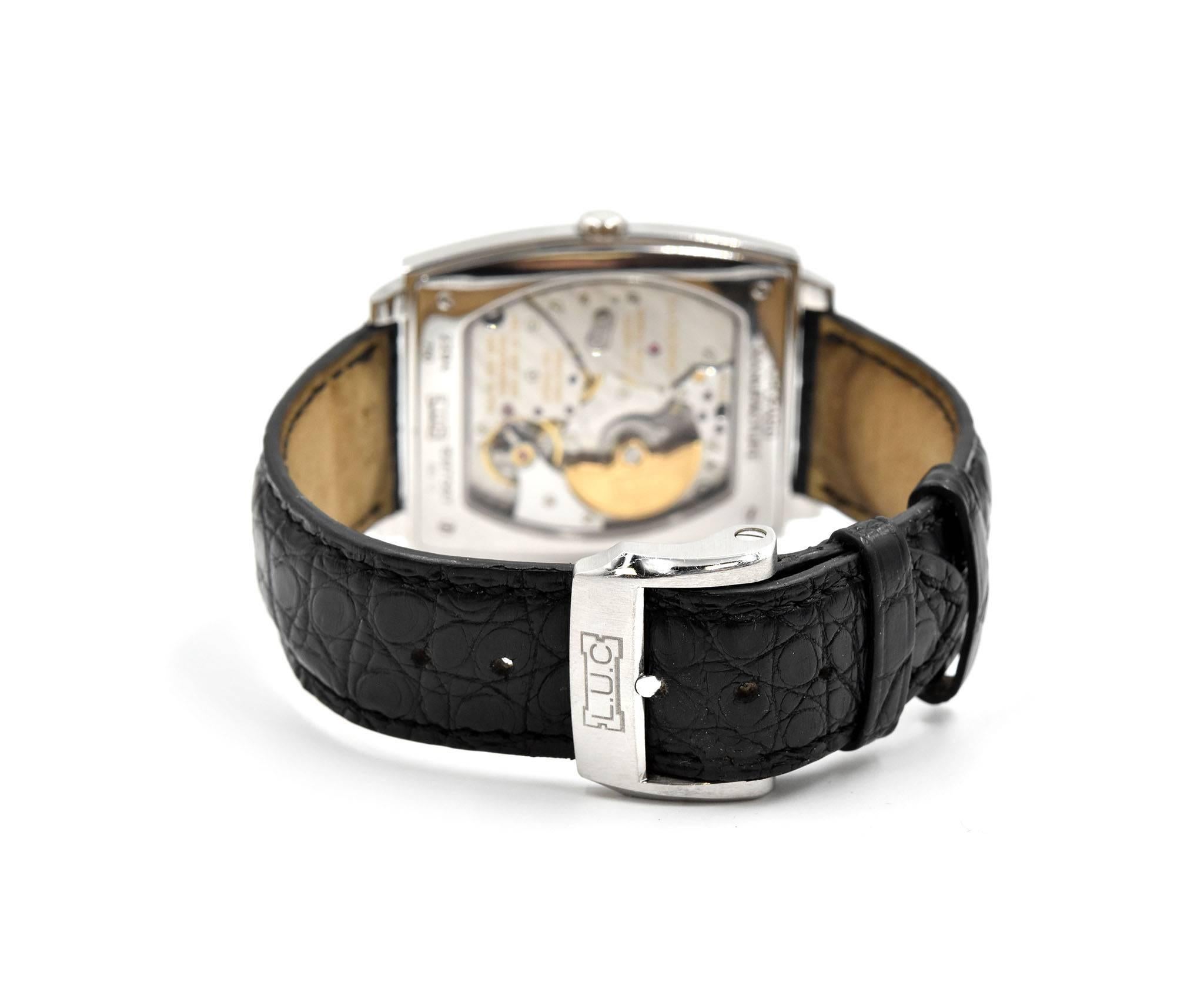 Chopard White Gold Chronometer LUC XP Automatic Wristwatch 162294/1001 1