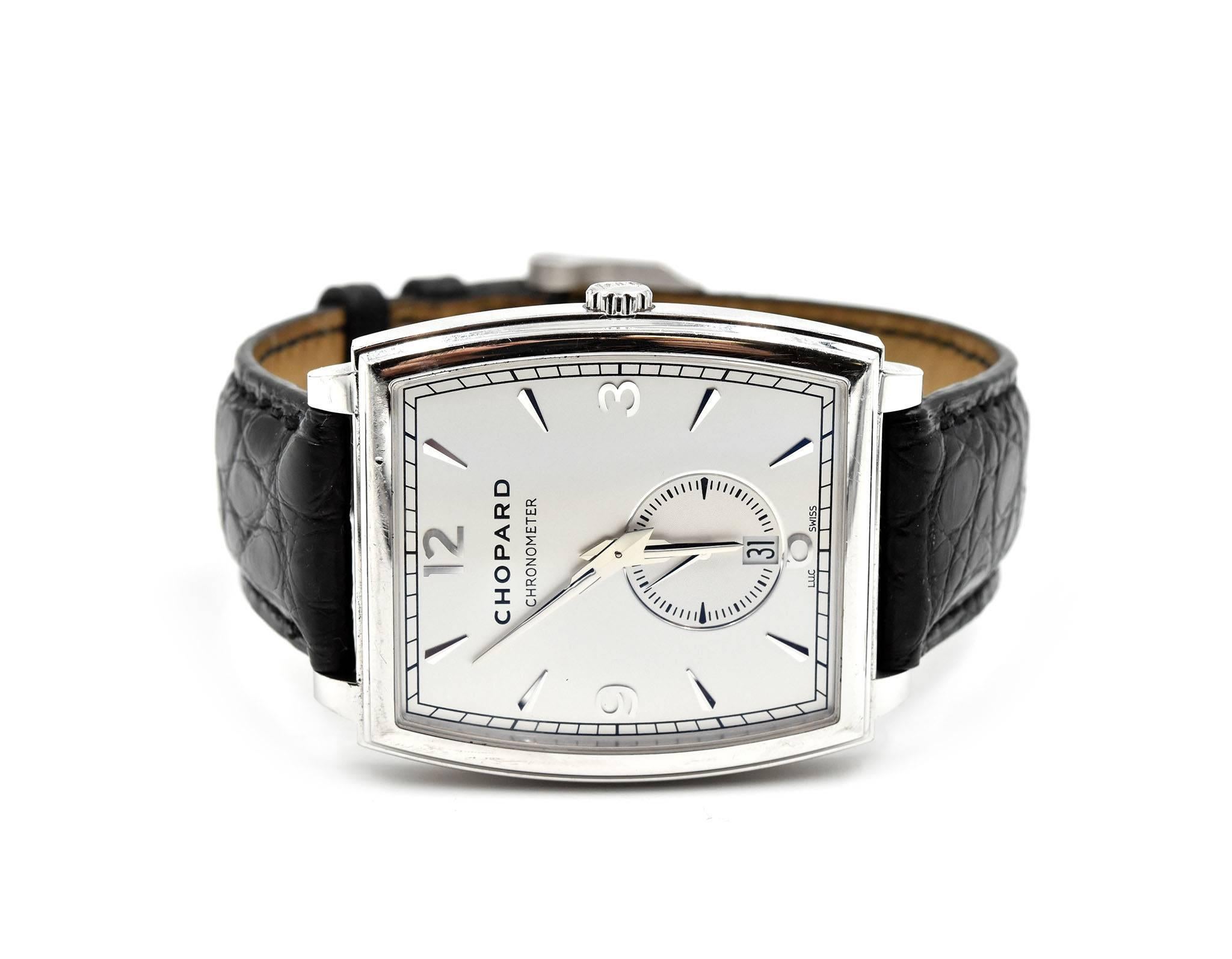 Modern Chopard White Gold Chronometer LUC XP Automatic Wristwatch 162294/1001