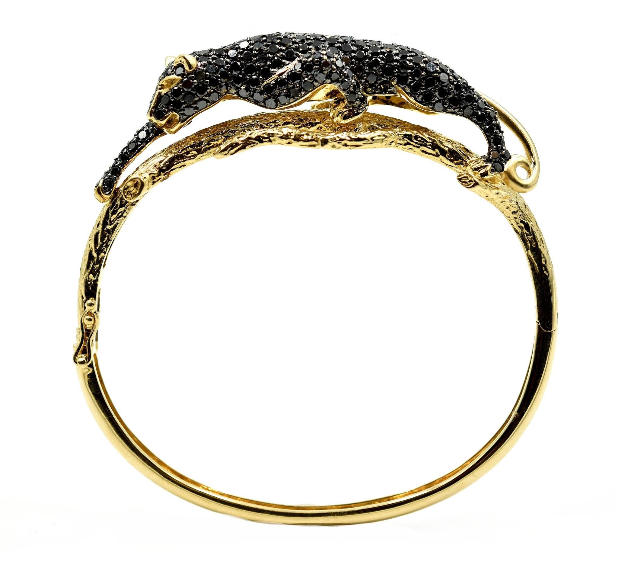 black diamond bangle bracelet