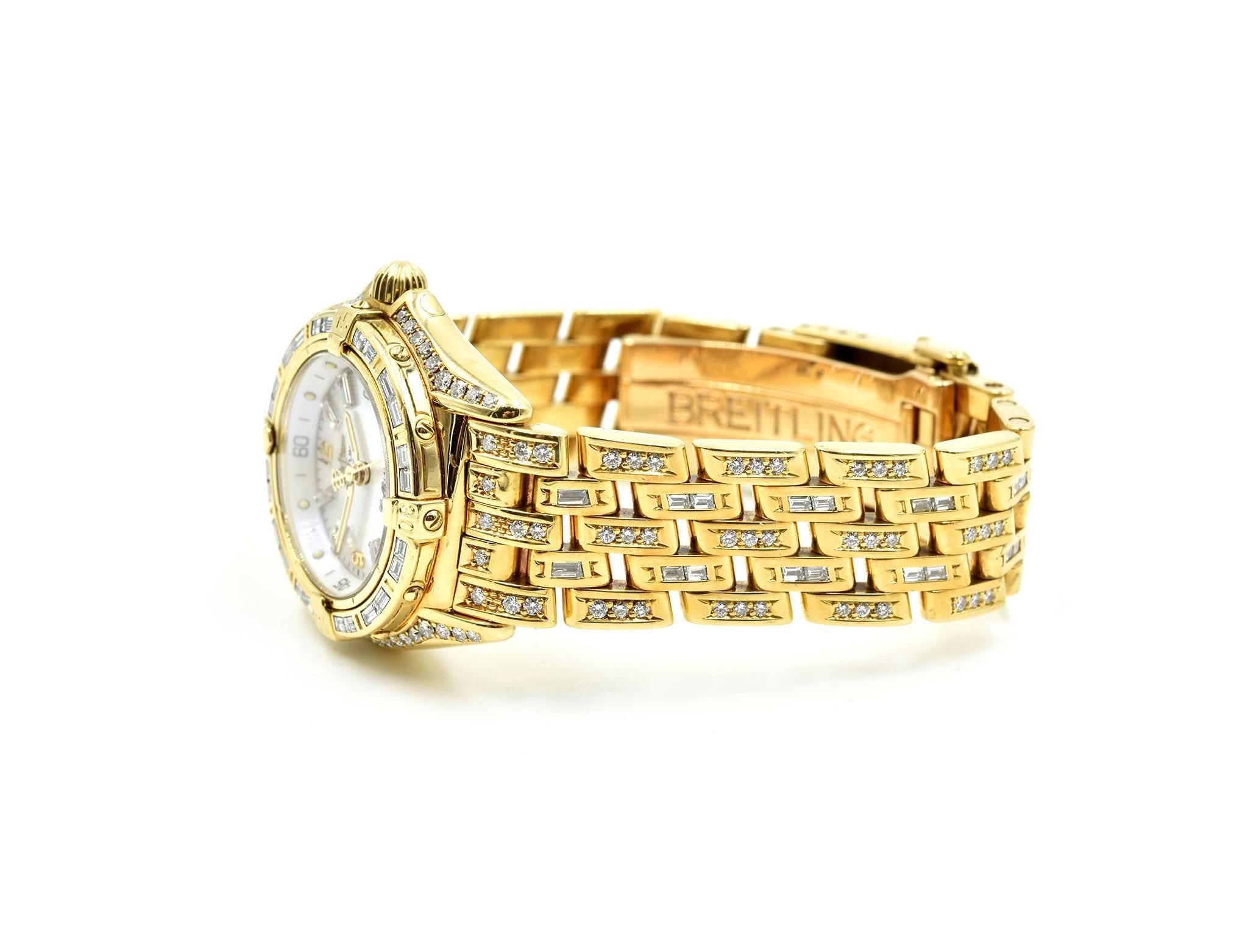 breitling ladies diamond watch