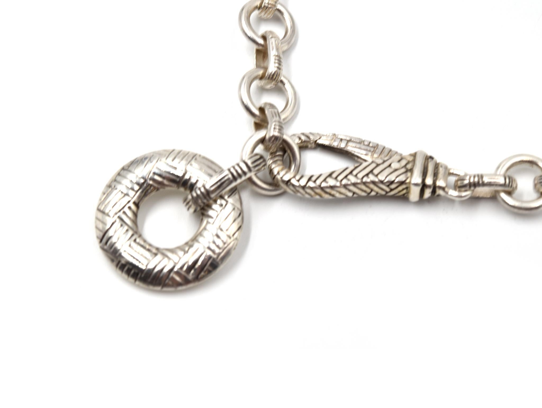 Women's John Hardy Sterling Silver Interlocked Link Design Necklace