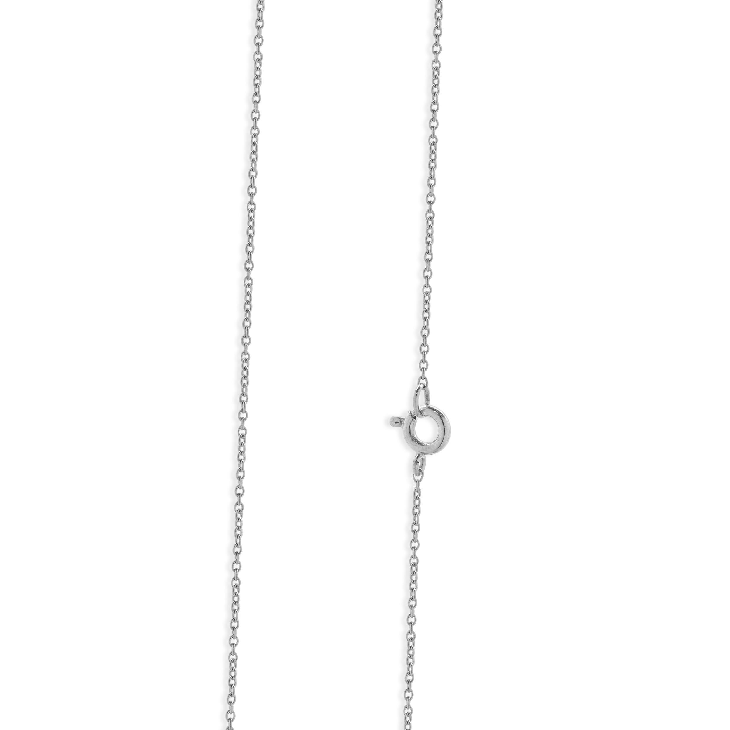 Michael Beaudry - Collana Infinity Crossover con diamanti e platino In condizioni ottime in vendita a Scottsdale, AZ