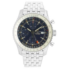 Cronógrafo Breitling Navitimer World de acero inoxidable