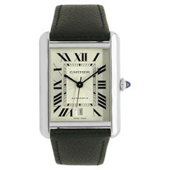 Cartier Acier inoxydable Tank Solo Large