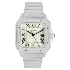 Cartier Stainless Steel Santos Large