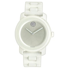 Movado White Ceramic Bold