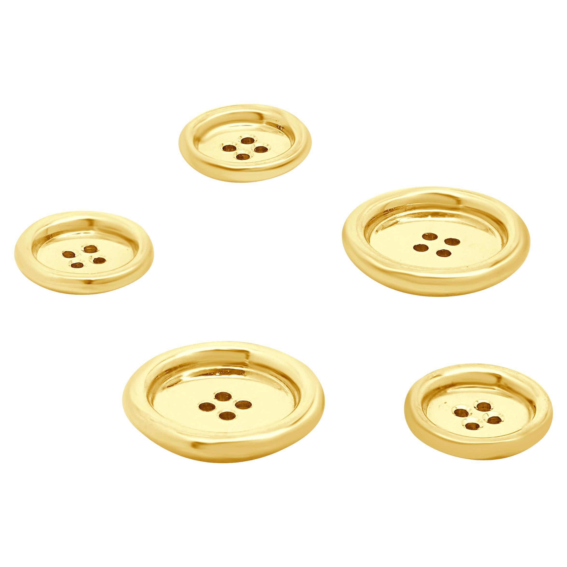 Bulgari or jaune 18 carats Collectional à 5 boutons en vente