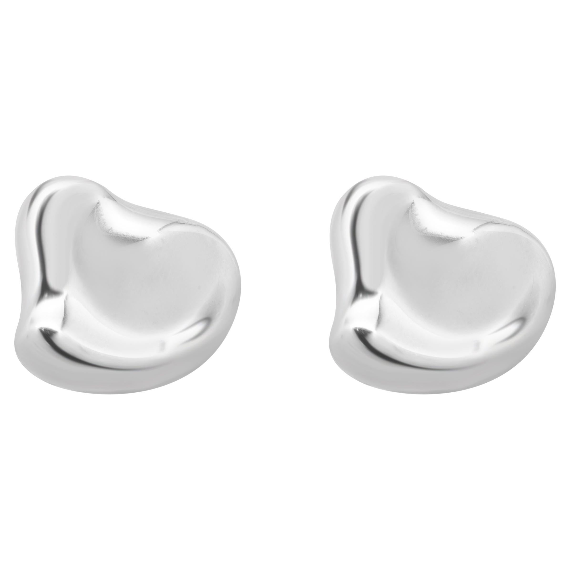 Tiffany & Co. Orecchini a cuore in argento Elsa Peretti