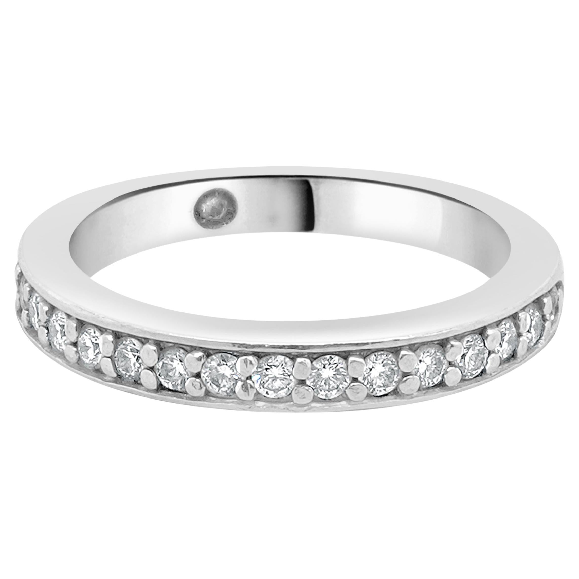 Bracelet en or blanc 14 carats avec diamants