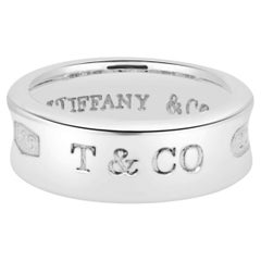 Tiffany & Co. Sterling Silver 1837 Concave Band