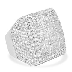 Joe Rodeo 14K White Gold Pave Diamond Multi-Square Ring