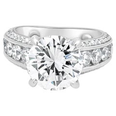 Gabriel & Co. 14K White Gold GIA Certified Round Brilliant Cut Diamond "Rebecca"