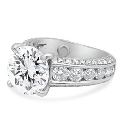Gabriel & Co. 14K White Gold GIA Certified Round Brilliant Cut Diamond "Rebecca"