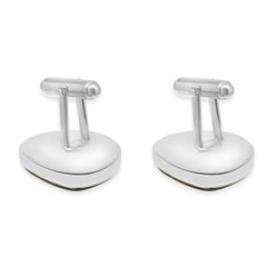Jim Doyle Sterling Silver Ammonite Cufflinks