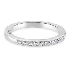Fede in platino Tacori "Dantela Simply Tacori" con diamanti