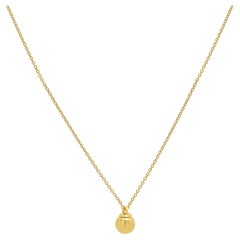 Tiffany & Co. Paloma Picasso 18K Yellow Gold Ball Pendant Necklace 14.0"