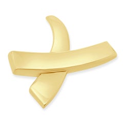 Tiffany & Co. 18K Yellow Gold Paloma Picasso Kiss Pin