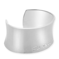 Tiffany & Co. Bracciale a polsino largo in argento sterling 1837, 6,5"