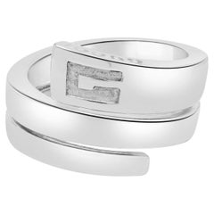 Gucci-Ring aus Sterlingsilber mit Spiralmuster