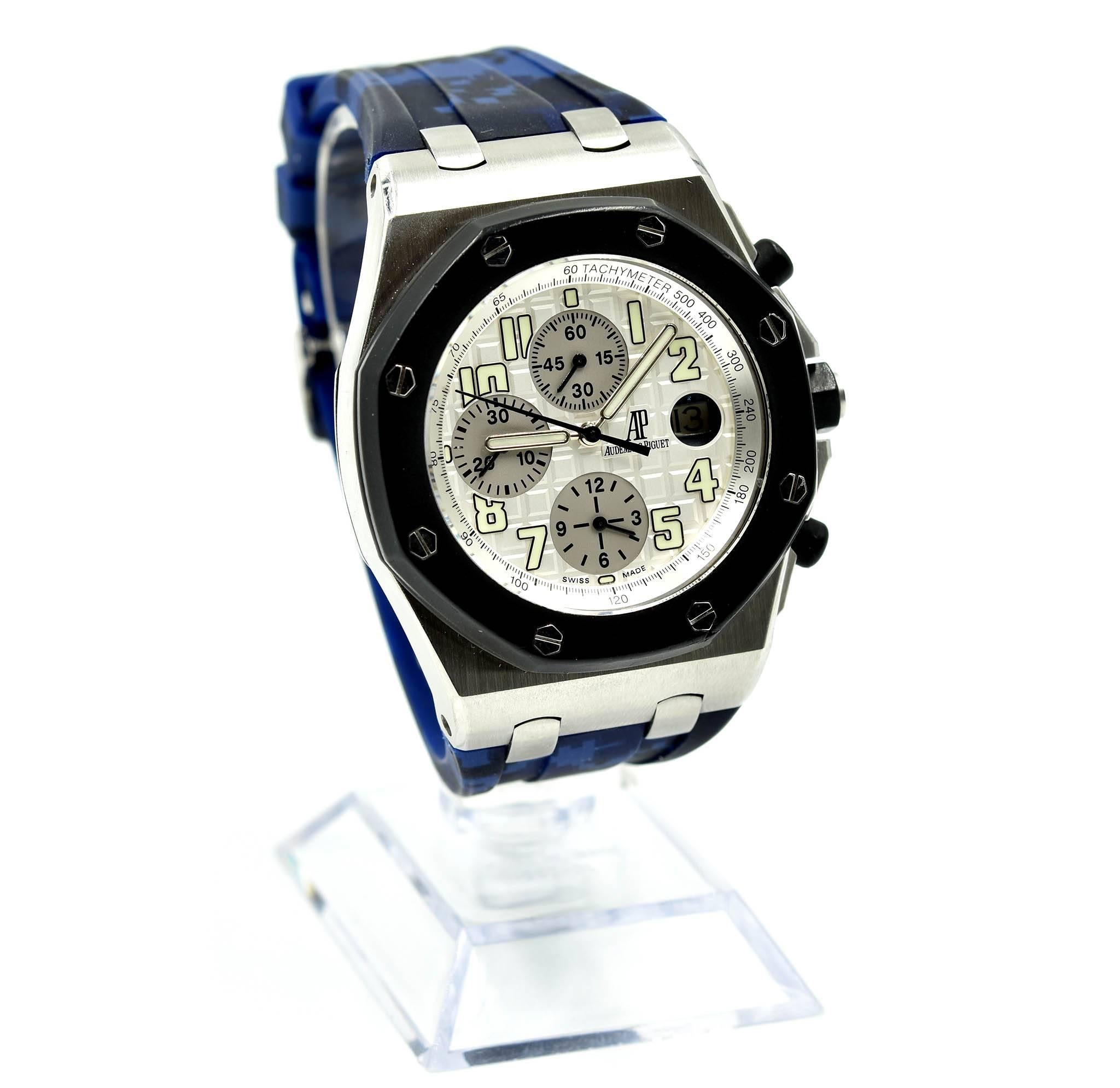 Audemars Piguet stainless steel Royal Oak Offshore Chronograph Wristwatch 2