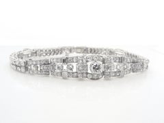 Platinum Handmade Diamond Bracelet