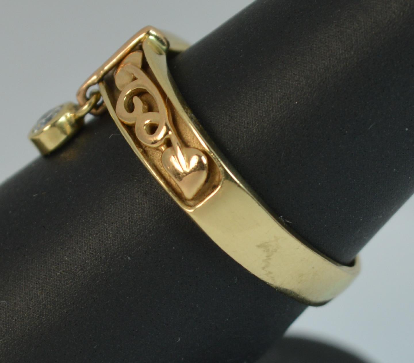 Women's or Men's Clogau Welsh 18 Carat Gold and Diamond Evolutionary Tree Ring
