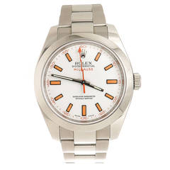 Rolex Stainless Steel Milgauss Sport Wristwatch Ref 11640 circa 2009