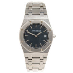 Vintage Audemars Piguet Lady's Stainless Steel Royal Oak Quartz Wristwatch