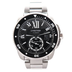 Cartier Calibre de Cartier Stainless Steel Automatic Diver's Wristwatch