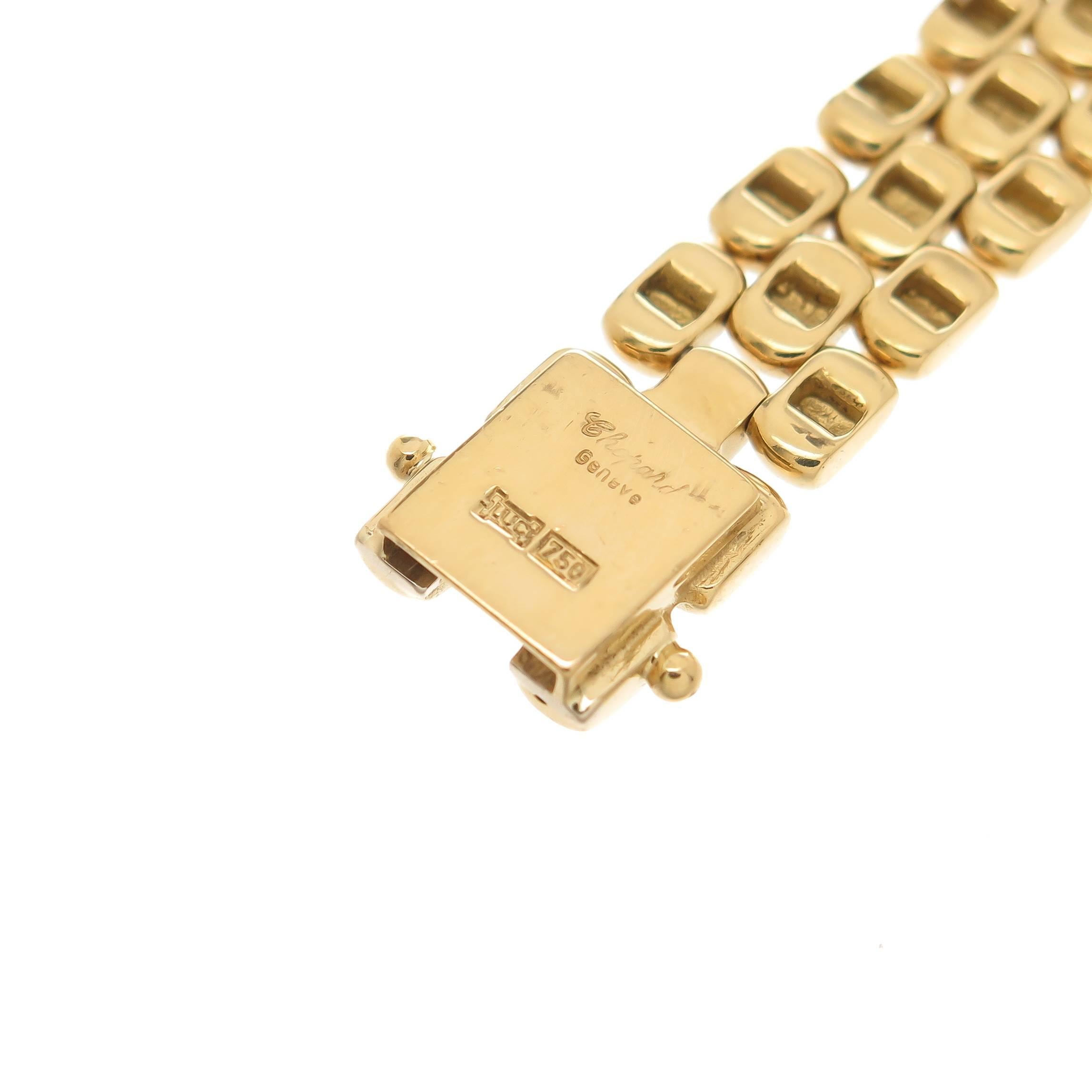 Women's Chopard Lady's Yellow Gold Diamond Quartz Wrist Watch 