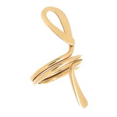 Cartier Dinh Van Gold Ankh Ring