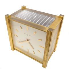 1970s Patek Philippe Solar Powered Desk Clock