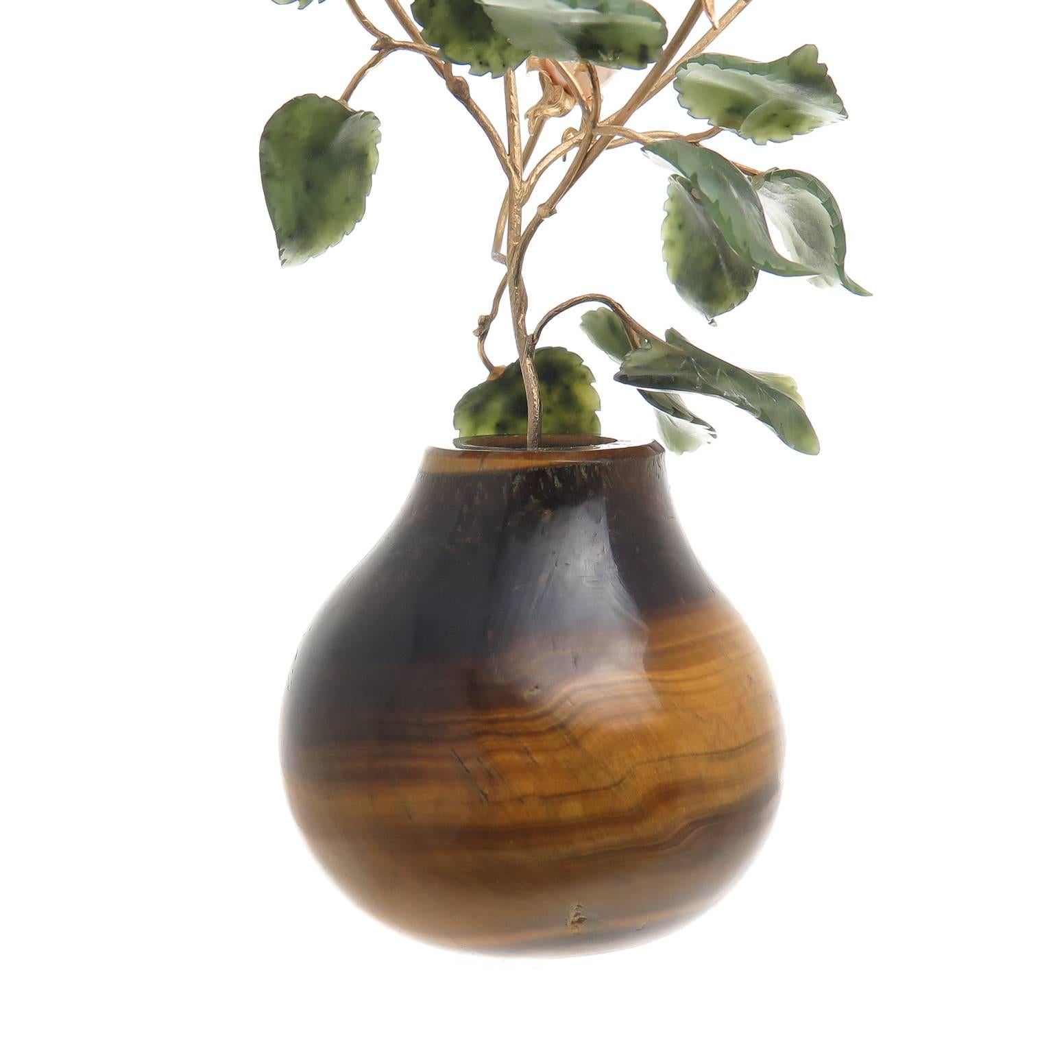 Cartier Gold and Gem Potted Plant 1