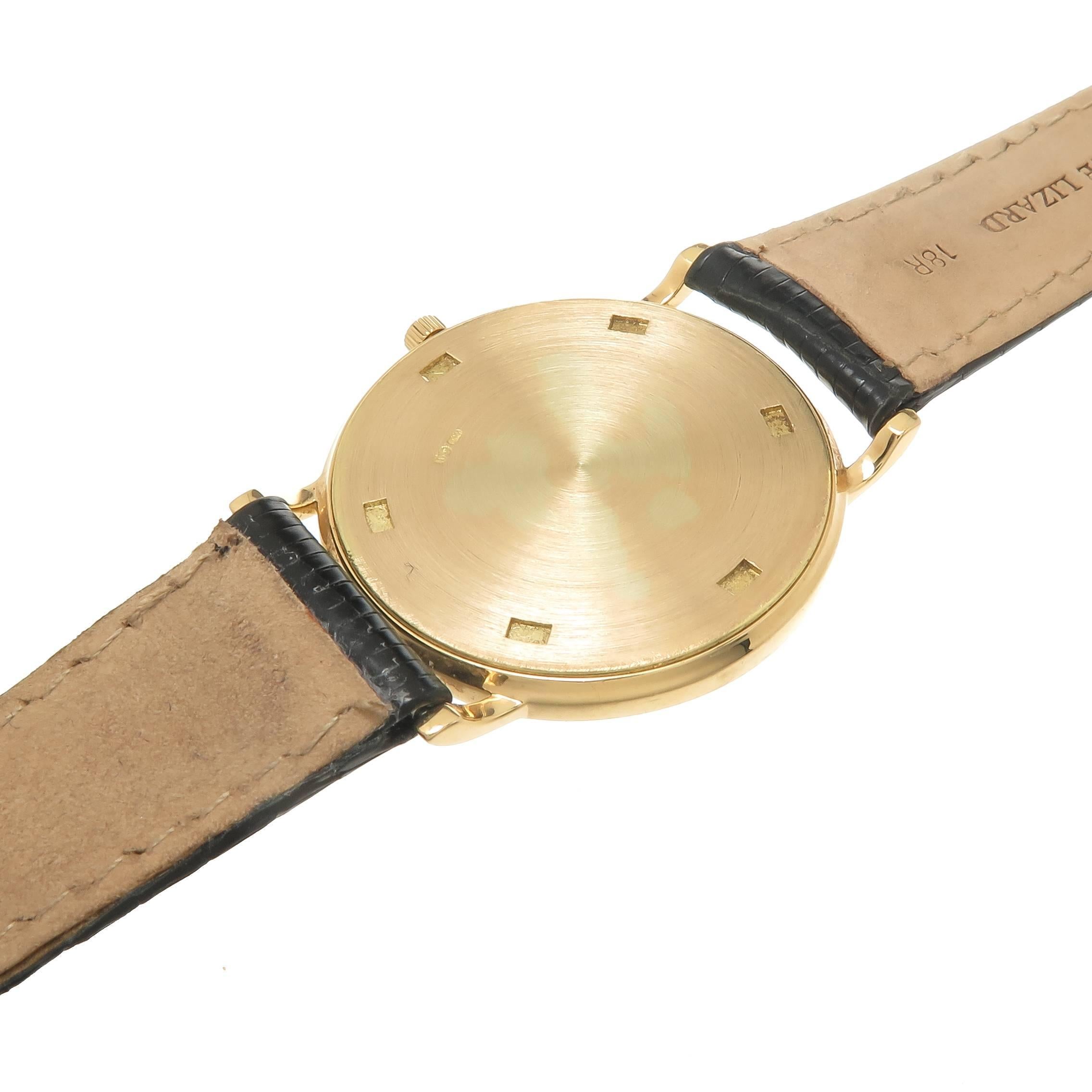 Patek Philippe Gelbgold Hobnail Calatrava Armbanduhr Ref 3520 im Zustand „Hervorragend“ in Chicago, IL