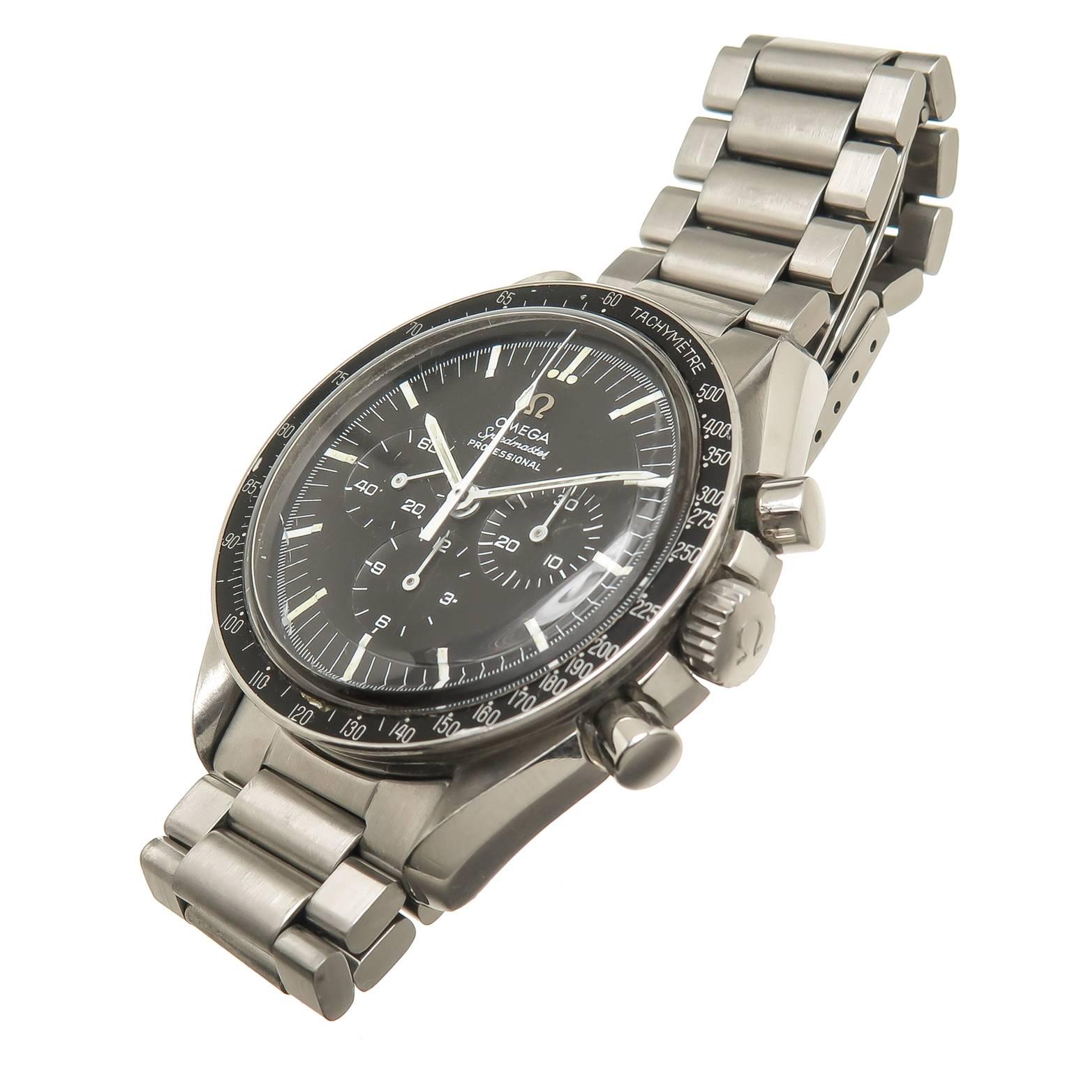 Circa 1968 Omega reference 14012-67 Speedmaster professional Chronograph, pre 