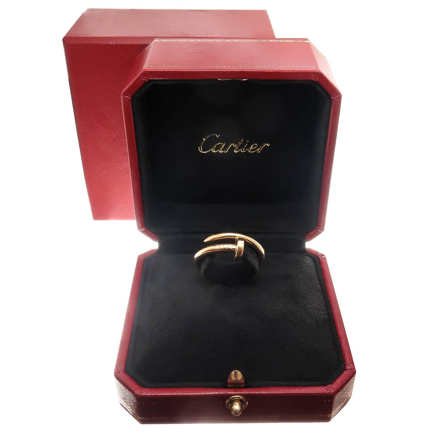 Cartier Juste Un Clou Gold Nail Ring at 1stdibs