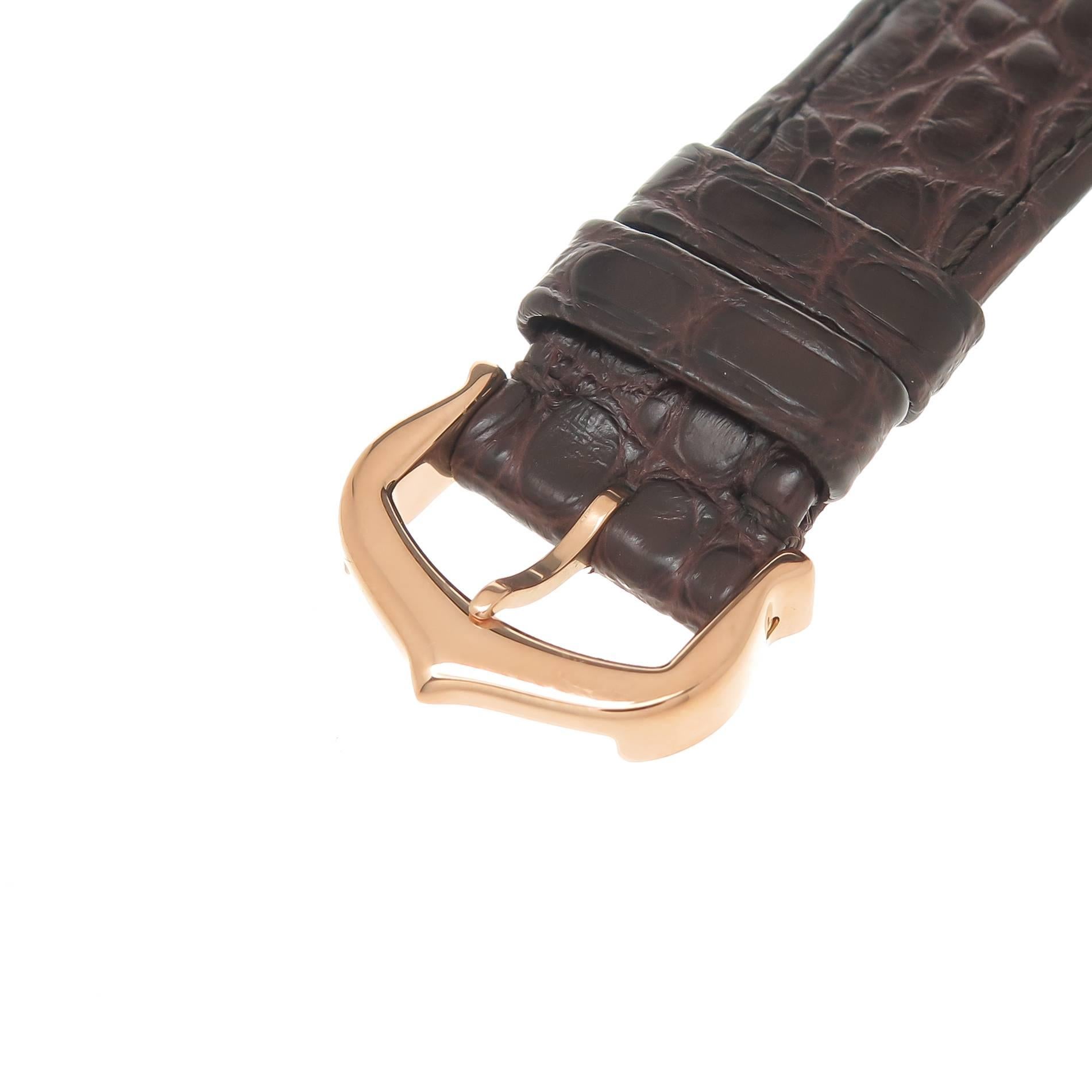 Women's or Men's Cartier Rose Gold Ronde Solo Quartz Wristwatch