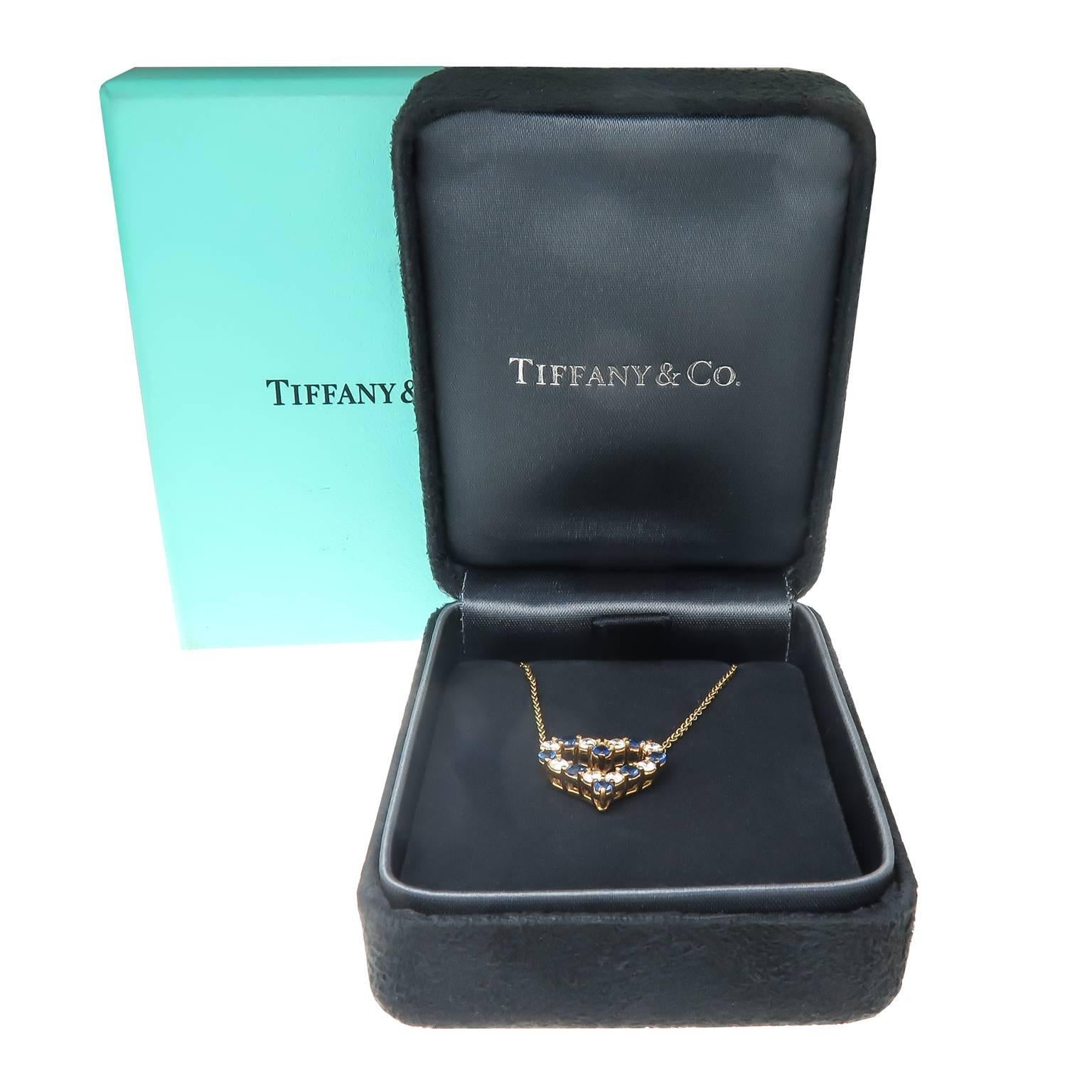 tiffany sapphire necklace