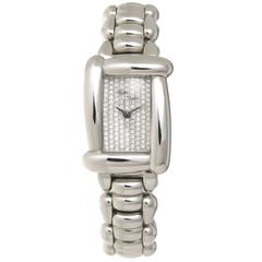 Henry Dunay Lady's Stainless Steel Diamond Quartz Medea Wristwatch 