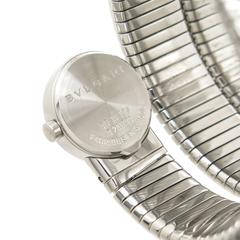 Bulgari Stainless Steel Serpenti Snake Bracelet Quartz Wristwatch