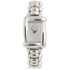 Henry Dunay Ladies Stainless Steel Diamond Medea Quartz Wristwatch