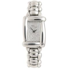 Henry Dunay Ladies Stainless Steel Diamond Quartz Medea Wristwatch 11
