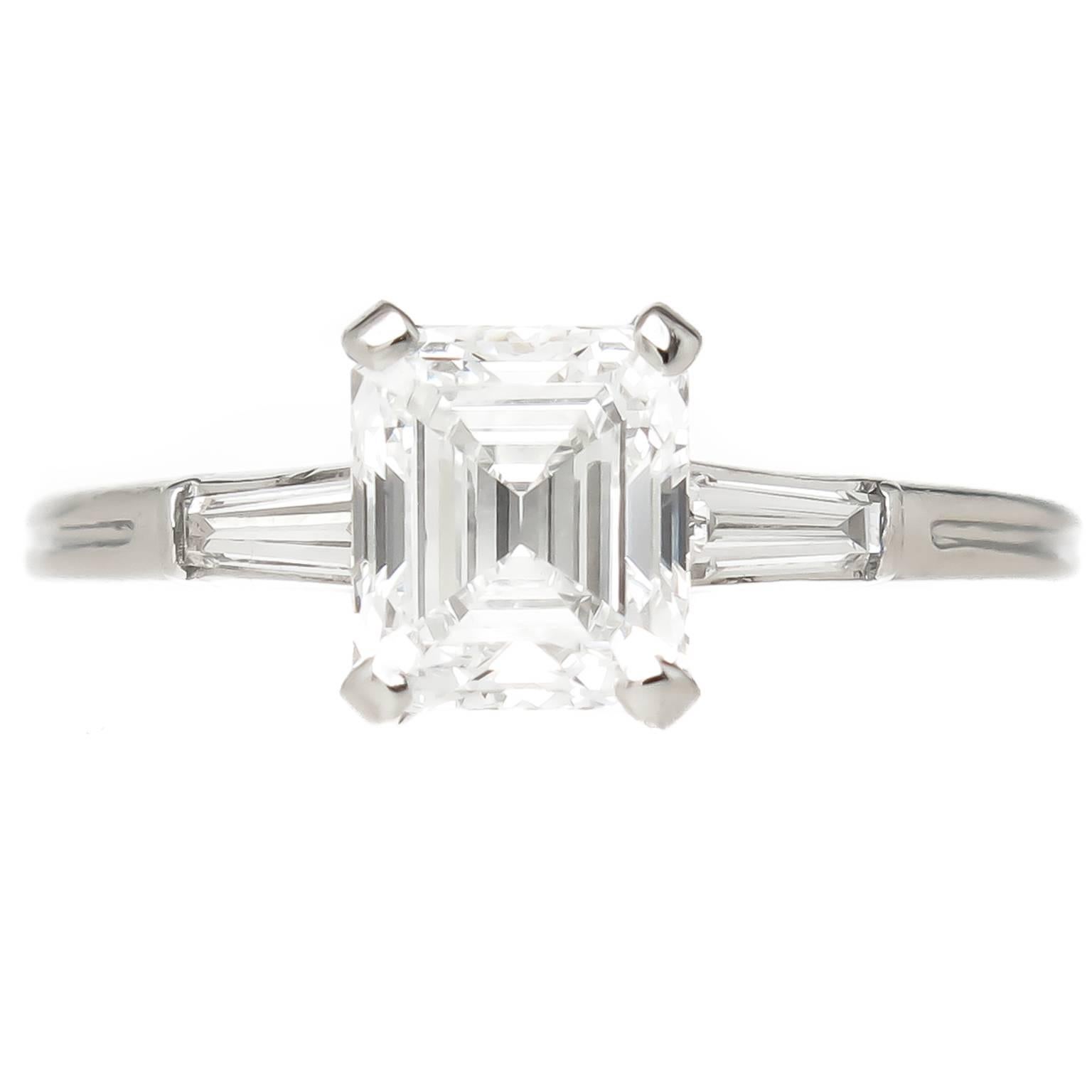 Tiffany and Co. Diamond Platinum Engagement Ring at 1stDibs | tiffany ...