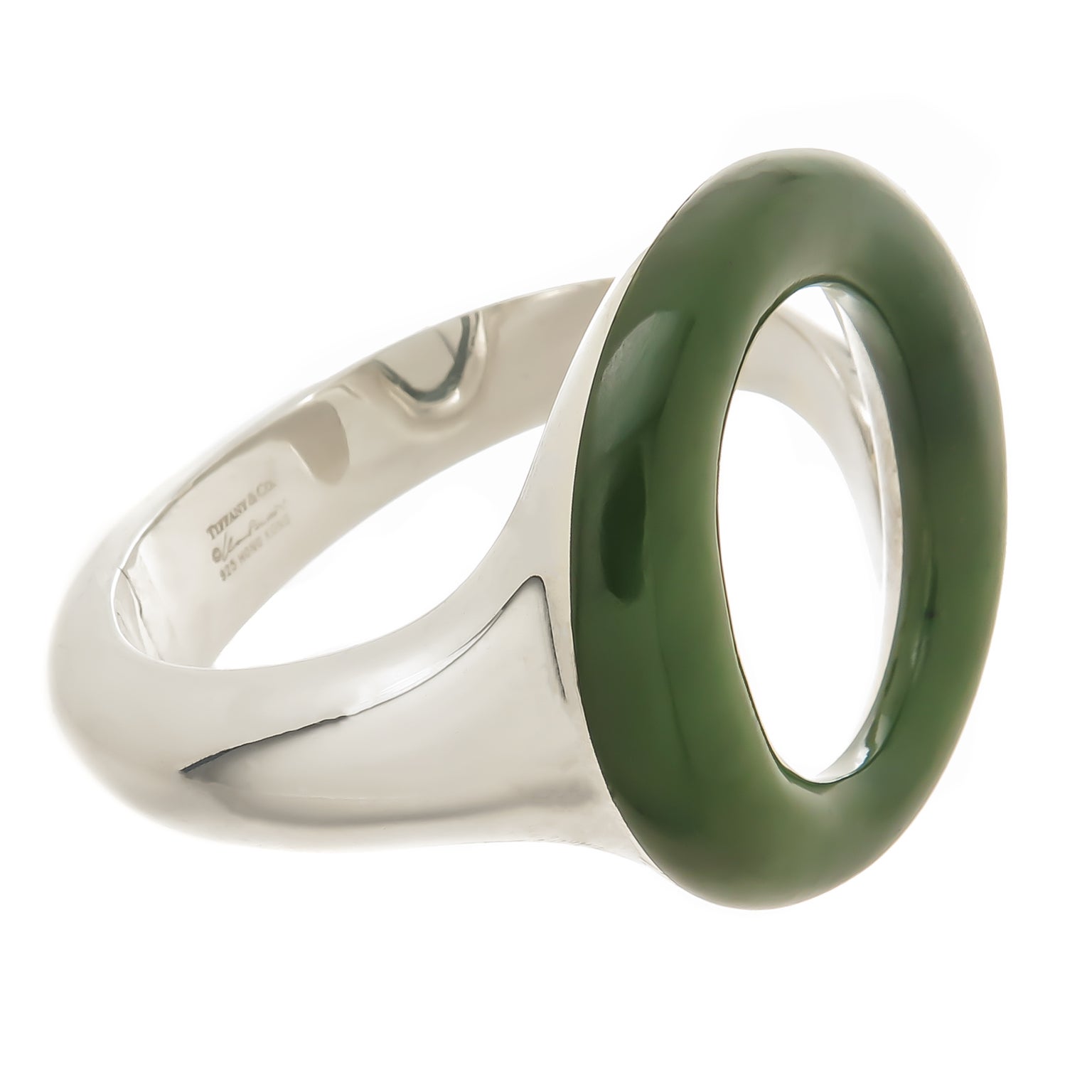 tiffany jade bracelet, elsa peretti bangle