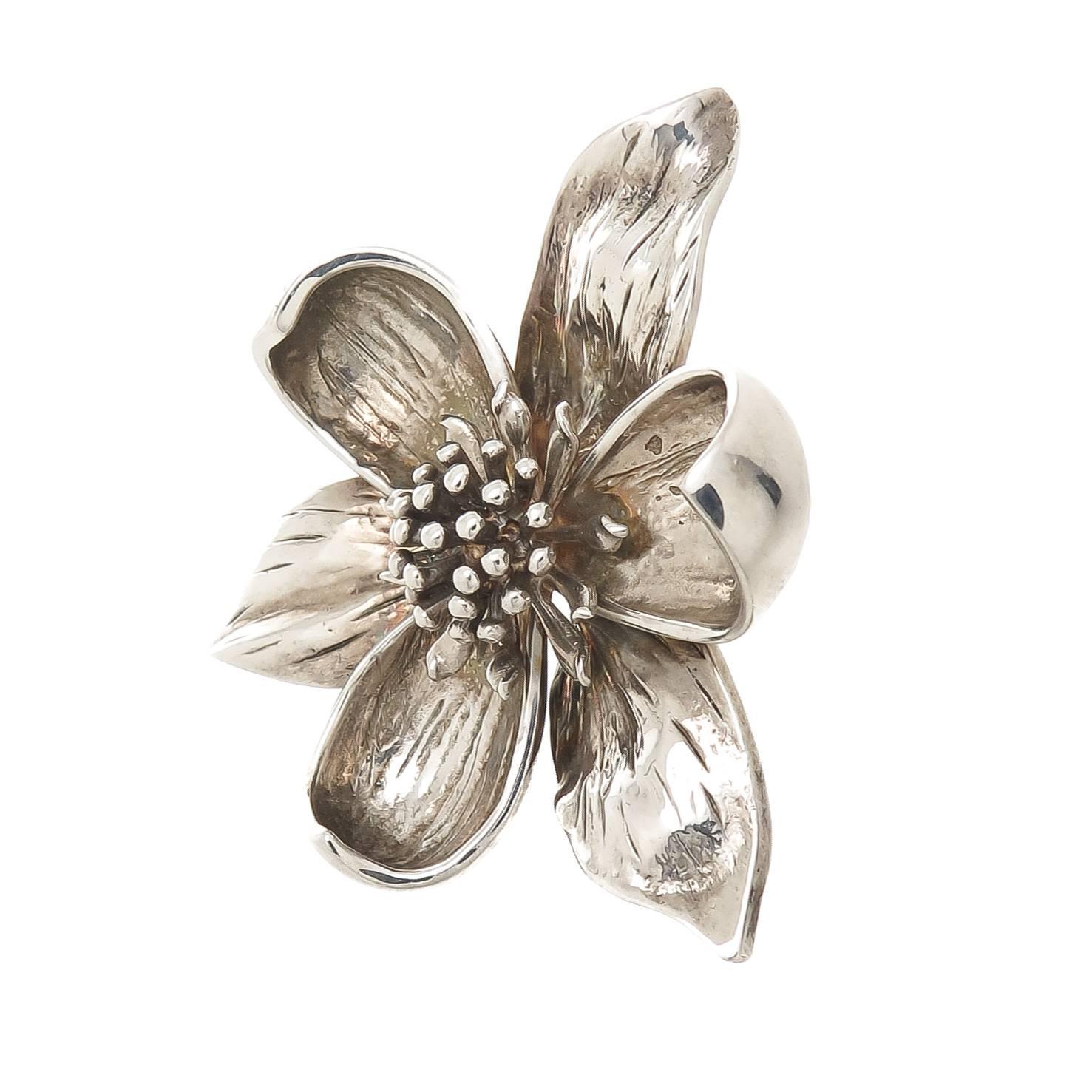 Tiffany dogwood earrings Clearance