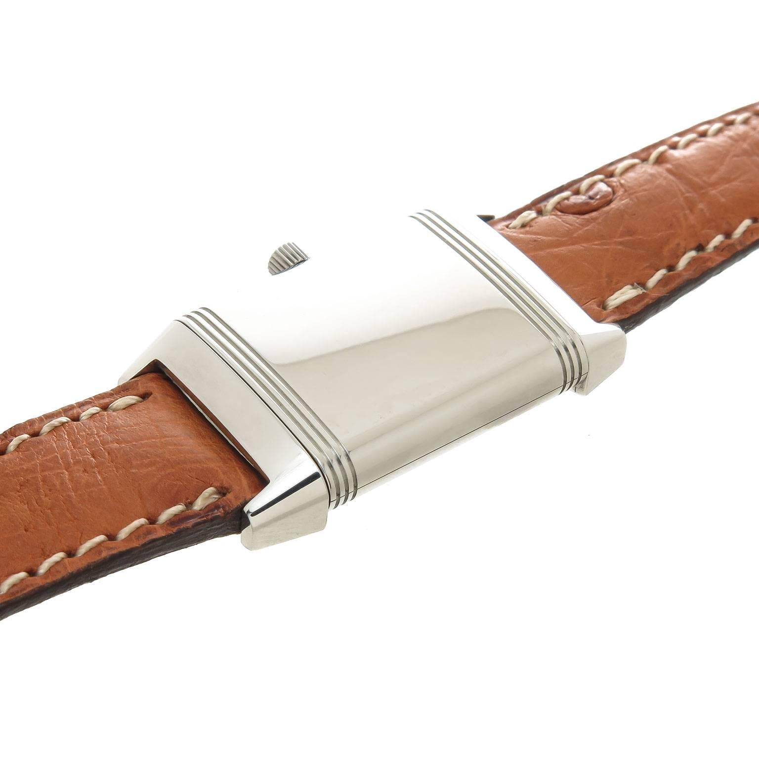 Women's LeCoultre Reverso Steel classic Ladies quartz Wrist watch