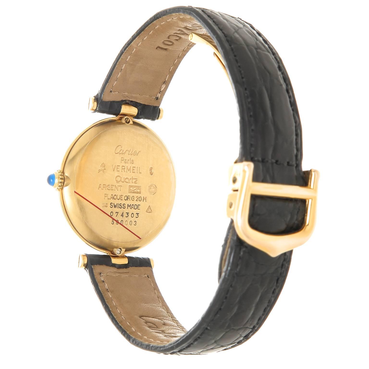 cartier vendome watch