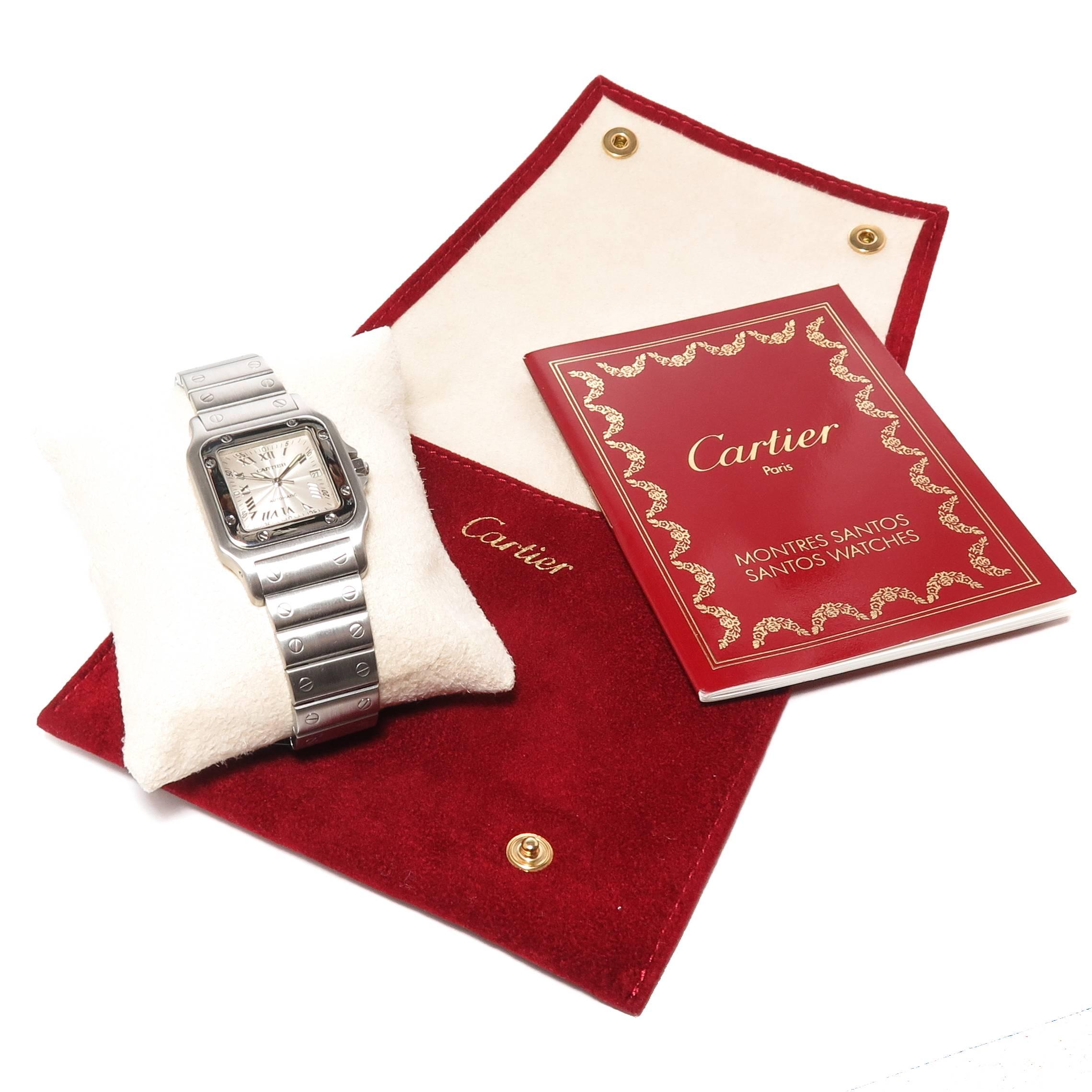 cartier santos galbee 29mm on wrist