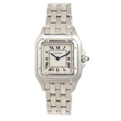 Cartier Ladies Stainless Steel Panther Quartz Wristwatch